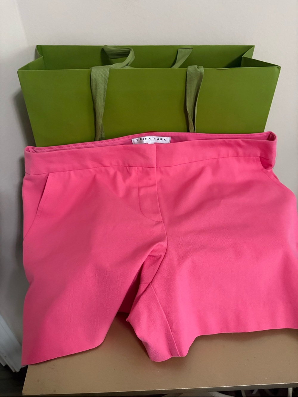 Trina Turk Hot Pink High Waist Women's Shorts